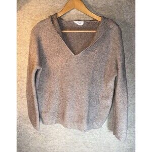 Korye Women’s Sweater With Hood Brown Size XS Ribbed